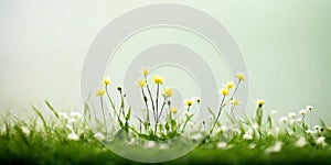 Spring Meadows: A Flourishing Field of Daisies photo