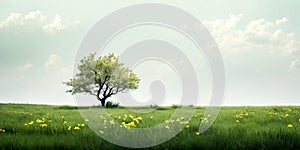 Spring Meadows: A Flourishing Field of Daisies photo