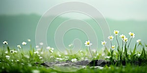 Spring Meadows: A Flourishing Field of Daisies photo
