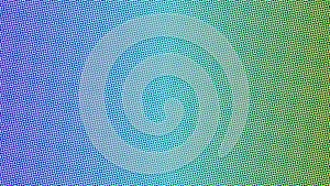 Halftone dot pattern gradient background, blue to green digital texture