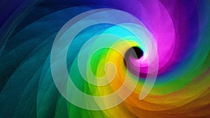 Vibrant Happy Colorful Rainbow Swirl Abstract Fractal Background