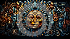 Cultural Fusion Tapestry photo