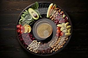 Vibrant Healthy Food Spread