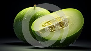 Vibrant Honeydew Melon Image With Stunning Detailing