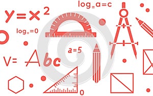 Seamless Math and Geometry Education Pattern