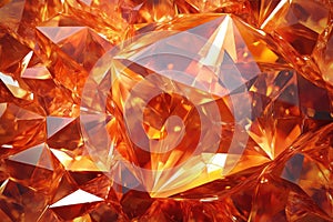 vibrant image of Polygonal backgroundorange