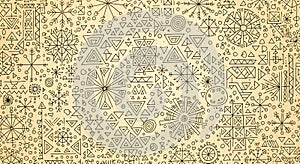 Abstract Geometric Pattern Background