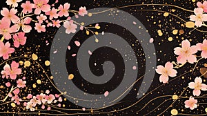Vibrant Japanese Festival Banner photo