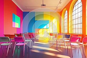 Creative and Collaborative Lecture Room photo