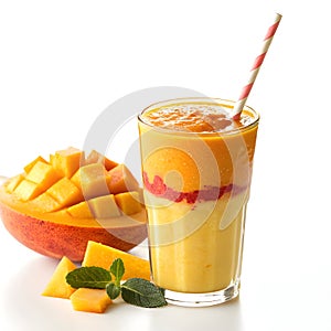 Mango Tango Smoothie isolated photo