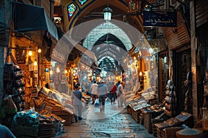 Vibrant Marketplace of the Orient