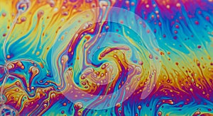 Abstract Soap Bubble Surface Texture