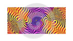 Swirling Optical Illusion, Abstract Hypnotic Pattern, vector design Generative AI