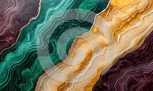 Vibrant Mineral Textures and Patterns photo