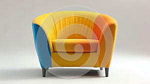 Vibrant Modern Chair with Soft Seating