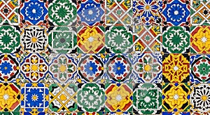 Vibrant Moroccan Geometric Tile Pattern