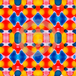 Vibrant Multicolored Geometric Seamless Pattern