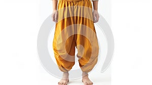 Vibrant Mustard Yellow Harem Pants