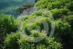 Vibrant Nature’s Carpet: Up-Close View of Lush Moss