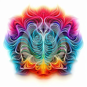 Vibrant Neon Colors: Abstract Swirls In Ultra Detailed Style