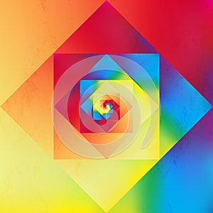 Vibrant optic art geometric pattern