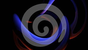 Vibrant Orange Purple Blue Gradient Geometric Lines on Dark Abstract Background