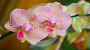 Vibrant orchids