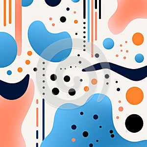 Vibrant Organic Fluidity: Motion Design Shapes And Lines