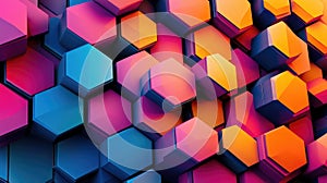 Vibrant Patterned Abstract Background