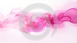 vibrant pink smoke white background