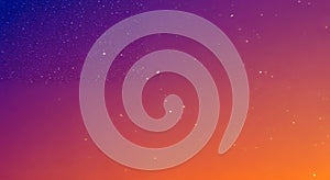 Vibrant Pixelated Gradient Background with Starry Sky Effect