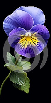 Vibrant Purple Pansy Flower Wallpaper With High Detail