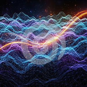 Vibrant Quantum Data Waves