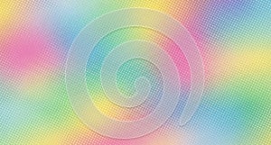 Vibrant Rainbow Gradient Background with Halftone Pattern