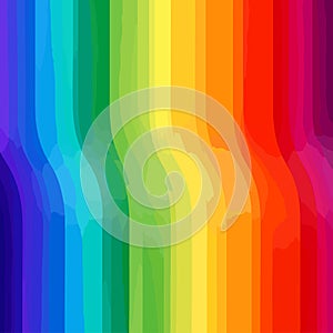 Vibrant Rainbow Gradient Waves Abstract Background Art