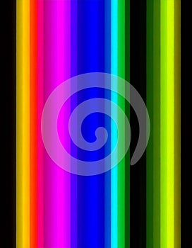 Vibrant Rainbow Vertical Stripes Abstract Background