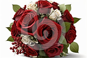 Vibrant Red Roses Bouquet for Gifting and Decoration.