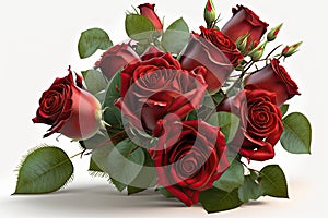 Vibrant Red Roses Bouquet for Gifting and Decoration.