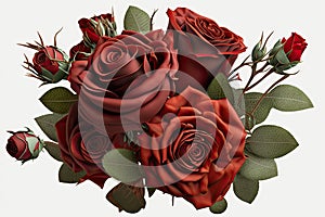 Vibrant Red Roses Bouquet for Gifting and Decoration.