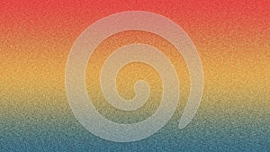 Red, Yellow, and Blue Gradient Background with Noise Effect â Perfect for Vibrant Design Projects photo