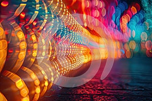 Vibrant Rocket Patterns