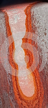 Vibrant Rustic Rust Texture Background with Orange and Brown Tones