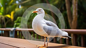 Vibrant Seagull Photography: Tropical Symbolism And Suburban Ennui Captured