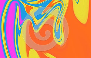 Vibrant And Smooth Gradient Soft Colors Wave Geometric Shape. Fluid art texture. Backdrop with abstract mixing paint effect. Liqui