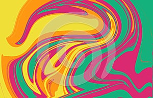 Vibrant And Smooth Gradient Soft Colors Wave Geometric Shape. Fluid art texture. Backdrop with abstract mixing paint effect. Liqui