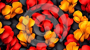 Vibrant Snapdragons Seamless Pattern Design