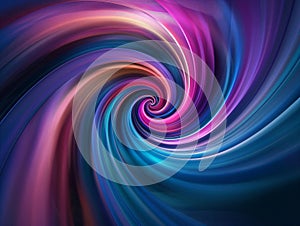 Vibrant Spiral Vortex