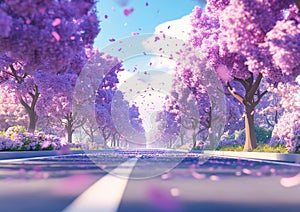 Cherry Blossom Road