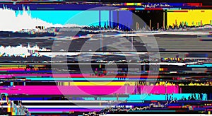 Vibrant static digital distortion background texture