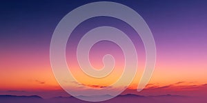 Vibrant Sunset Sky Gradient Background Texture for Design Projects